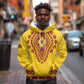 Personalized Afro Uganda Hoodie African Dashiki Style - African Pride