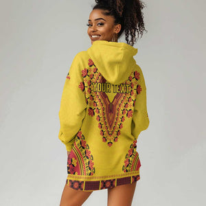 Personalized Afro Uganda Hoodie Dress African Dashiki Style - African Pride