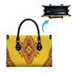 Uganda African Dashiki Leather Bag