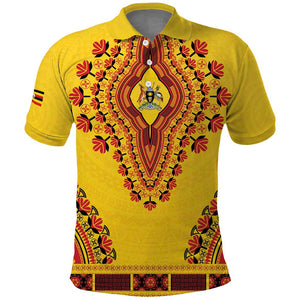 Personalized Afro Uganda Polo Shirt African Dashiki Style - African Pride
