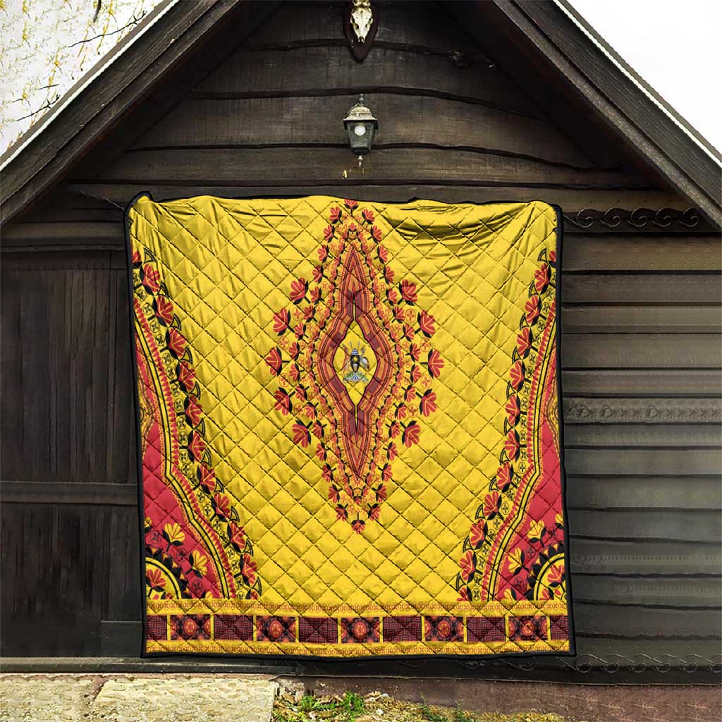 Afro Uganda Quilt African Dashiki Style - African Pride