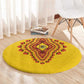 Afro Uganda Round Carpet African Dashiki Style - African Pride