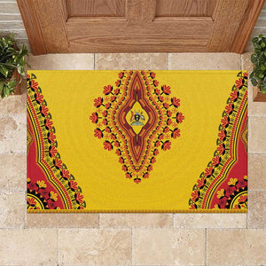 Afro Uganda Rubber Doormat African Dashiki Style - African Pride
