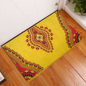Afro Uganda Rubber Doormat African Dashiki Style - African Pride
