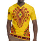 Personalized Afro Uganda Rugby Jersey African Dashiki Style - African Pride
