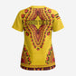 Personalized Uganda African Dashiki Scrub Top - African Pride