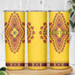 Personalized Afro Uganda Skinny Tumbler African Dashiki Style - African Pride