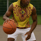 Personalized Afro Uganda Sleeveless Hoodie African Dashiki Style - African Pride