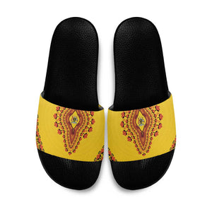 Uganda African Dashiki Slide Sandals