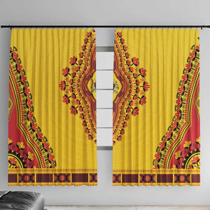 Afro Uganda Window Curtain African Dashiki Style - African Pride