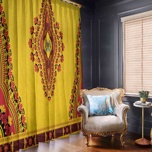 Afro Uganda Window Curtain African Dashiki Style - African Pride