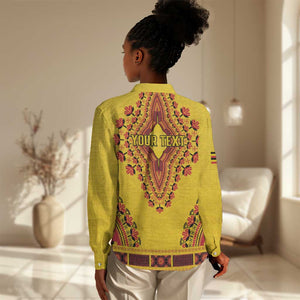 Personalized Afro Uganda Women Casual Shirt African Dashiki Style - African Pride