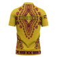 Personalized Uganda African Dashiki Zipper Polo Shirt