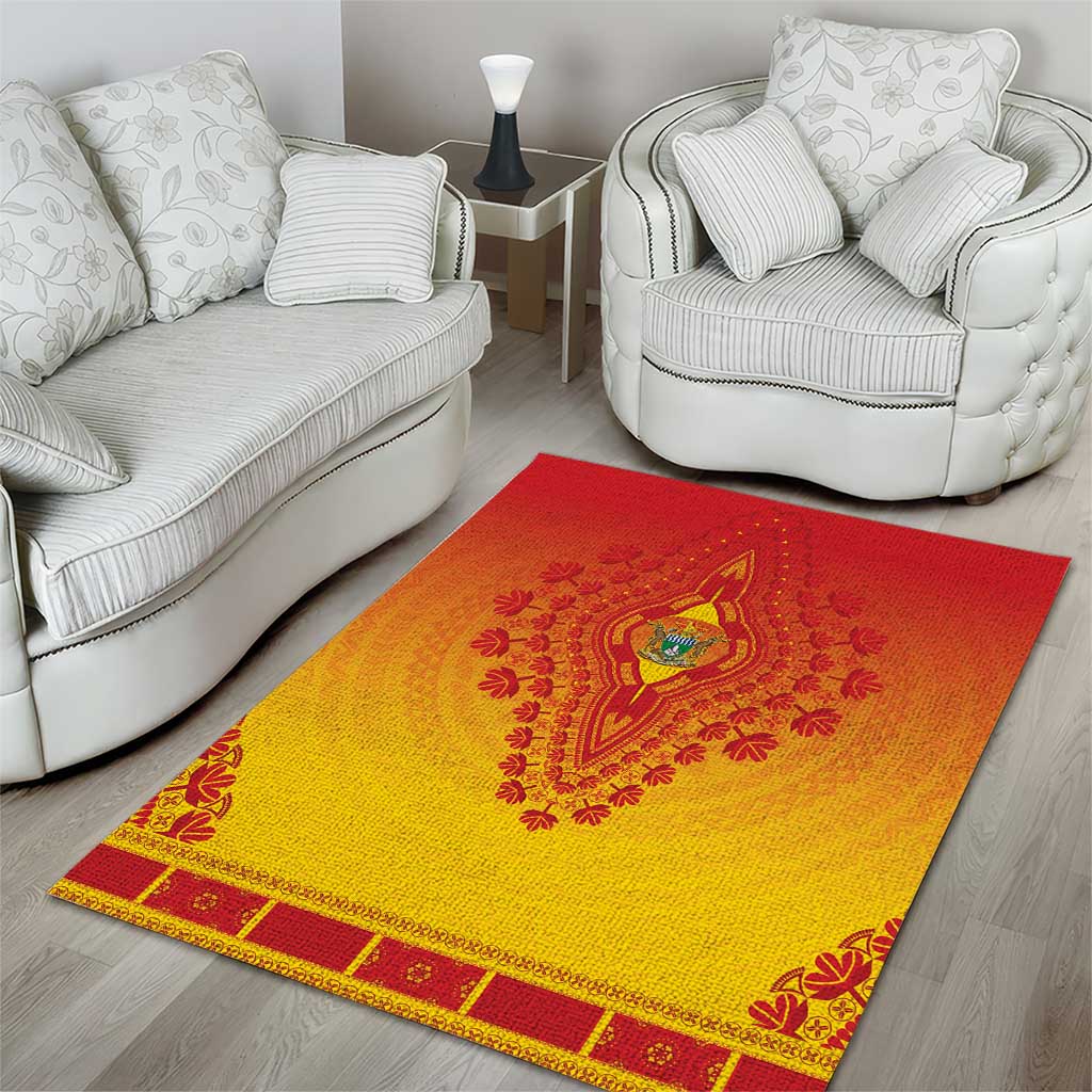 Afro Zimbabwe Area Rug African Dashiki Style - African Pride