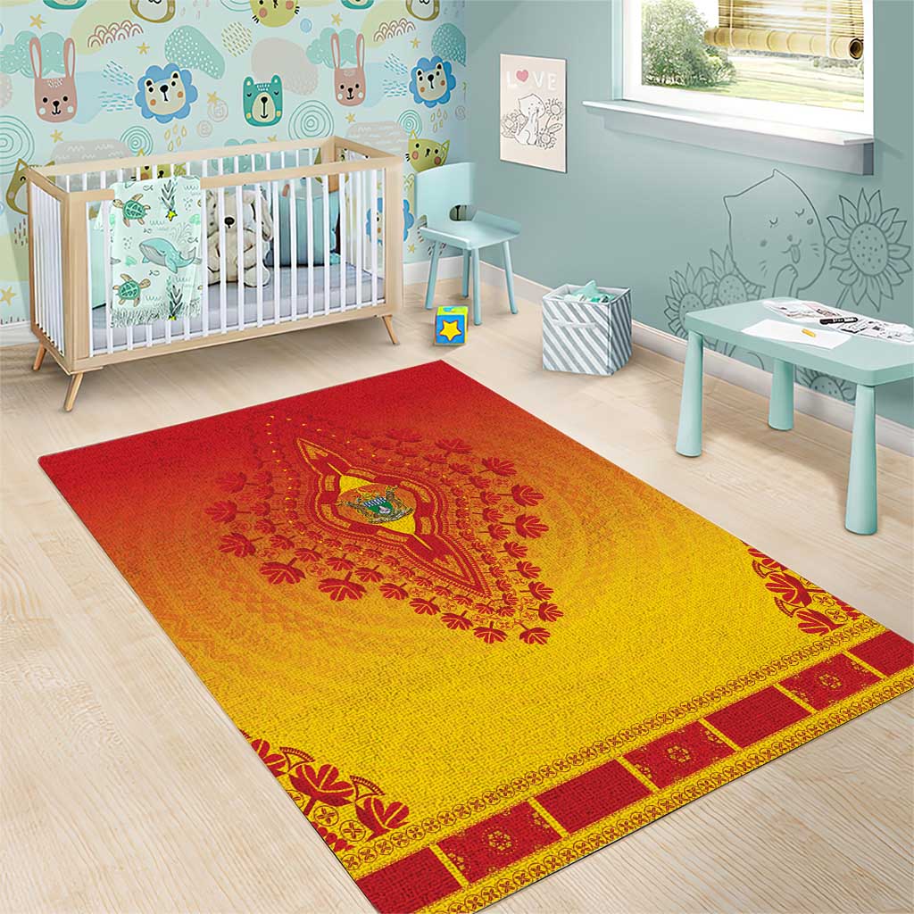Afro Zimbabwe Area Rug African Dashiki Style - African Pride