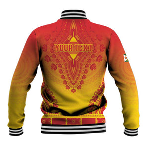 Personalized Afro Zimbabwe Baseball Jacket African Dashiki Style - African Pride