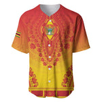 Personalized Afro Zimbabwe Baseball Jersey African Dashiki Style - African Pride