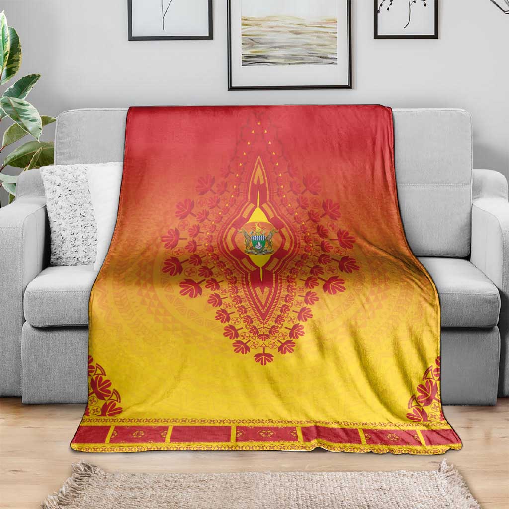 Afro Zimbabwe Blanket African Dashiki Style - African Pride