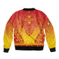 Personalized Afro Zimbabwe Bomber Jacket African Dashiki Style - African Pride