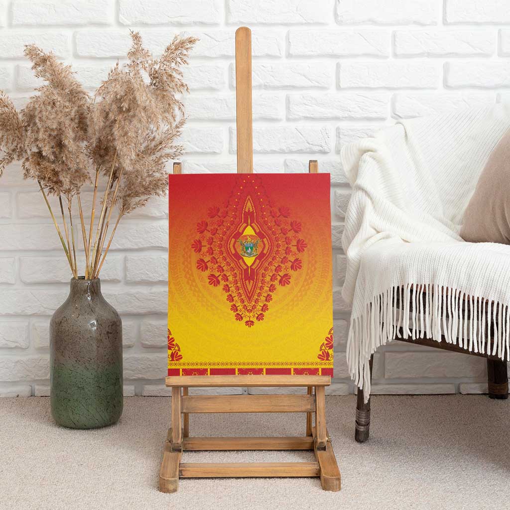 Afro Zimbabwe Canvas Wall Art African Dashiki Style - African Pride