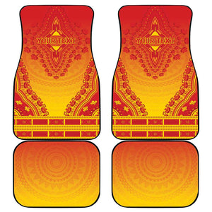 Personalized Afro Zimbabwe Car Mats African Dashiki Style - African Pride