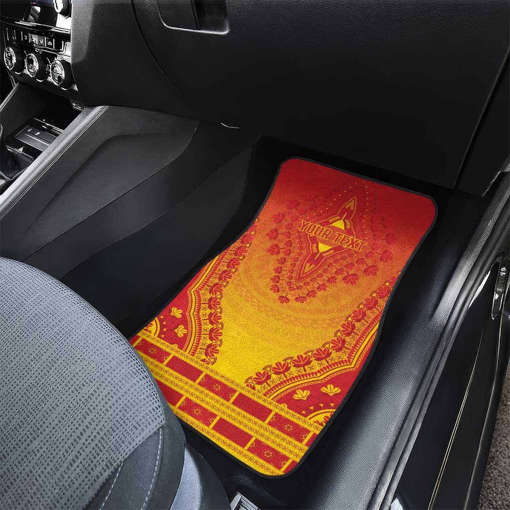 Personalized Afro Zimbabwe Car Mats African Dashiki Style - African Pride