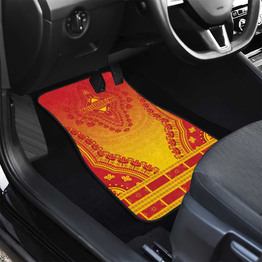 Personalized Afro Zimbabwe Car Mats African Dashiki Style - African Pride