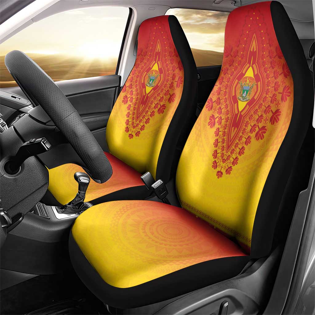 Afro Zimbabwe Car Seat Cover African Dashiki Style - African Pride