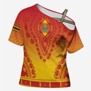 Personalized Zimbabwe African Dashiki Cross Shoulder Shirt