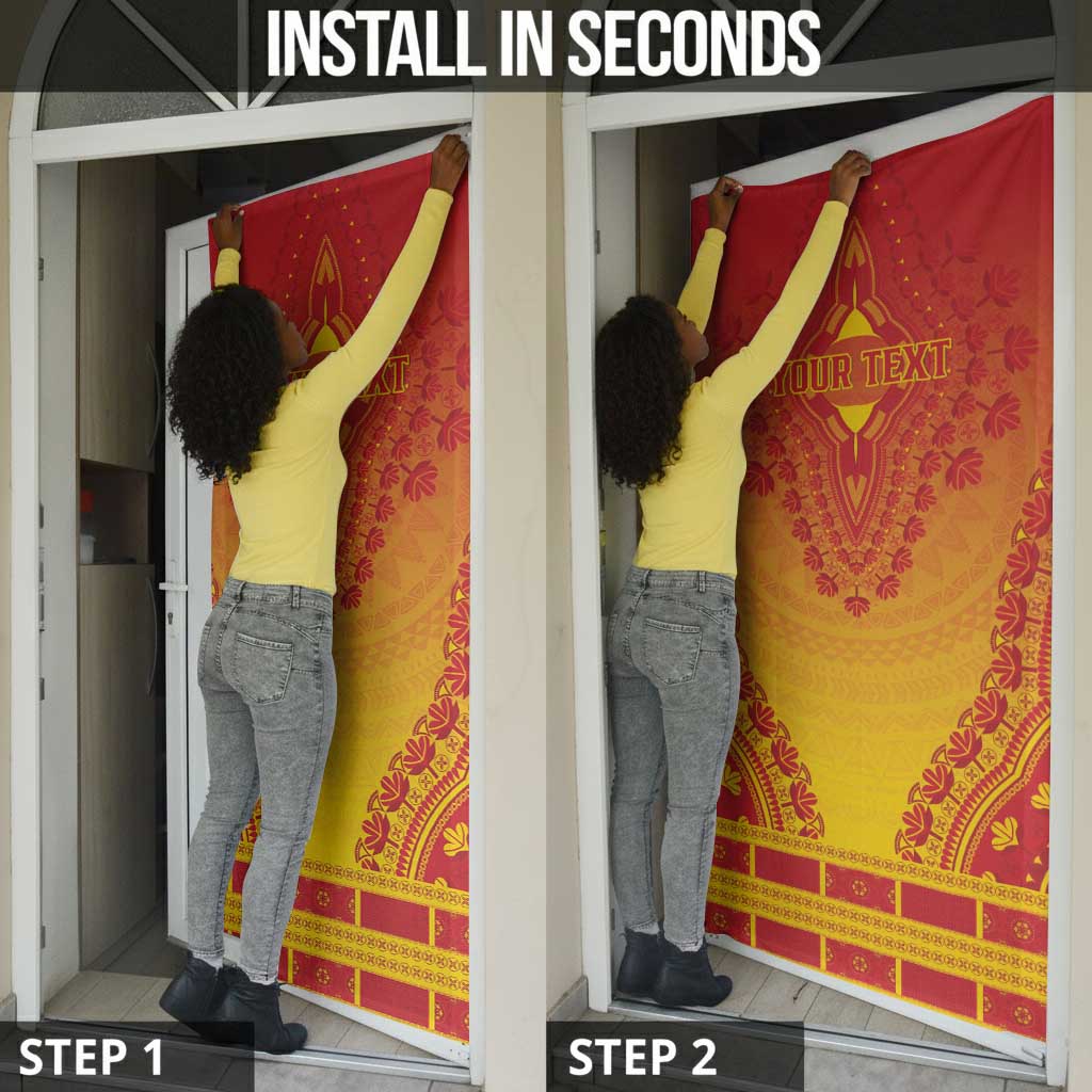 Personalized Zimbabwe African Dashiki Door Cover