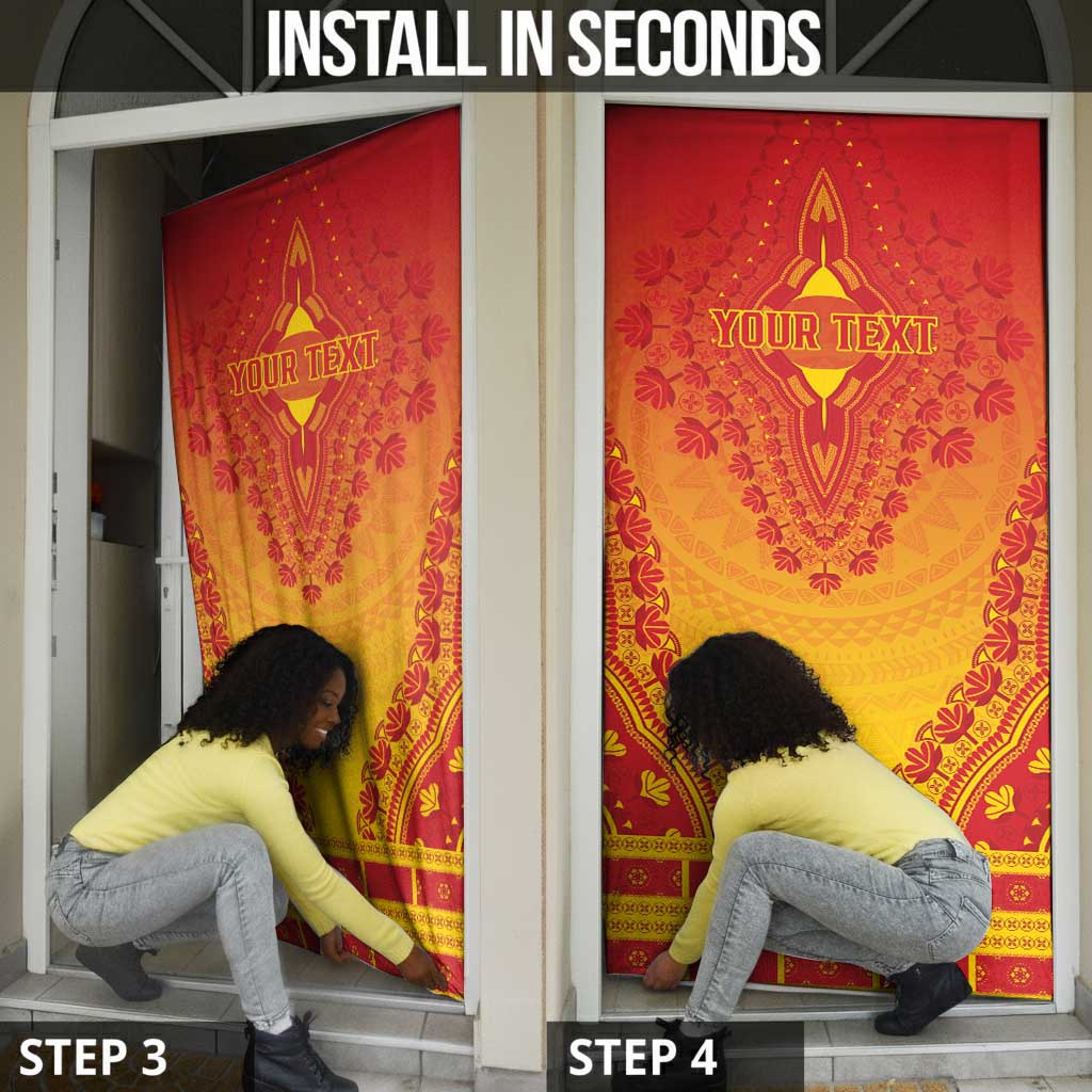 Personalized Zimbabwe African Dashiki Door Cover