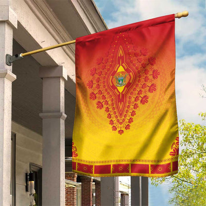 Afro Zimbabwe Garden Flag African Dashiki Style - African Pride