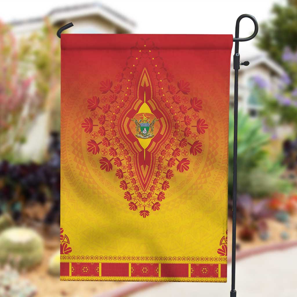 Afro Zimbabwe Garden Flag African Dashiki Style - African Pride