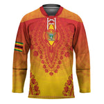 Personalized Zimbabwe African Dashiki Hockey Jersey