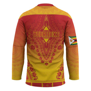Personalized Zimbabwe African Dashiki Hockey Jersey