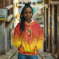 Personalized Afro Zimbabwe Hoodie African Dashiki Style - African Pride