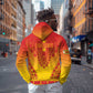 Personalized Afro Zimbabwe Hoodie African Dashiki Style - African Pride