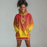 Personalized Afro Zimbabwe Hoodie Dress African Dashiki Style - African Pride