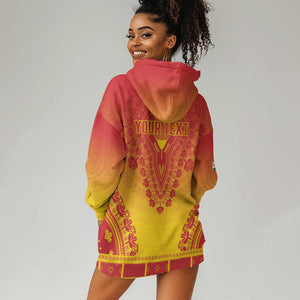 Personalized Afro Zimbabwe Hoodie Dress African Dashiki Style - African Pride