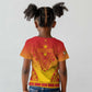 Personalized Afro Zimbabwe Kid T shirt African Dashiki Style - African Pride
