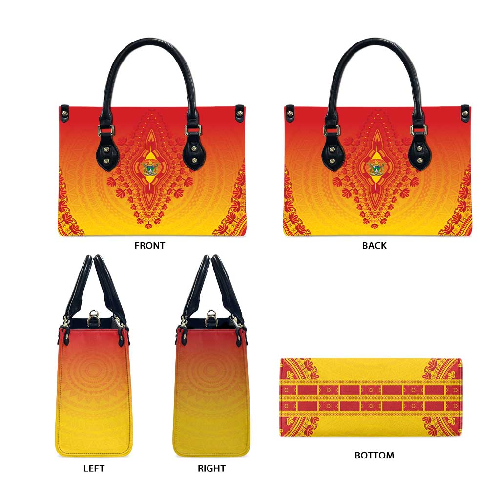 Zimbabwe African Dashiki Leather Bag