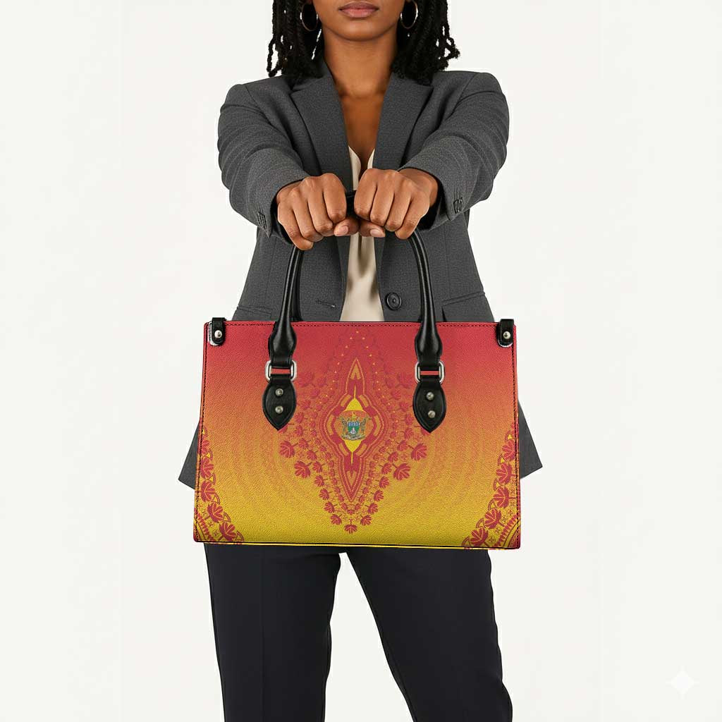 Zimbabwe African Dashiki Leather Bag