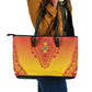 Afro Zimbabwe Leather Tote Bag African Dashiki Style - African Pride
