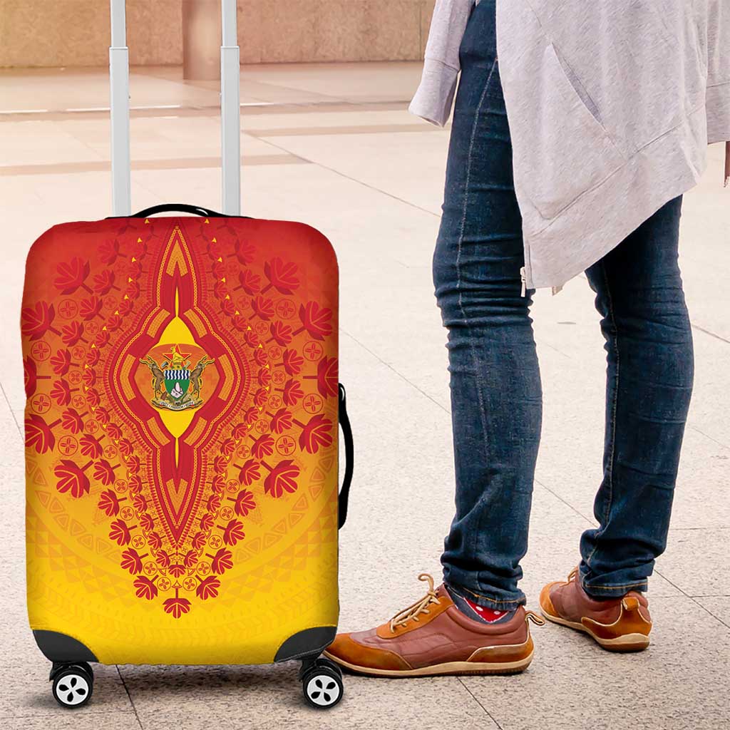 Afro Zimbabwe Luggage Cover African Dashiki Style - African Pride