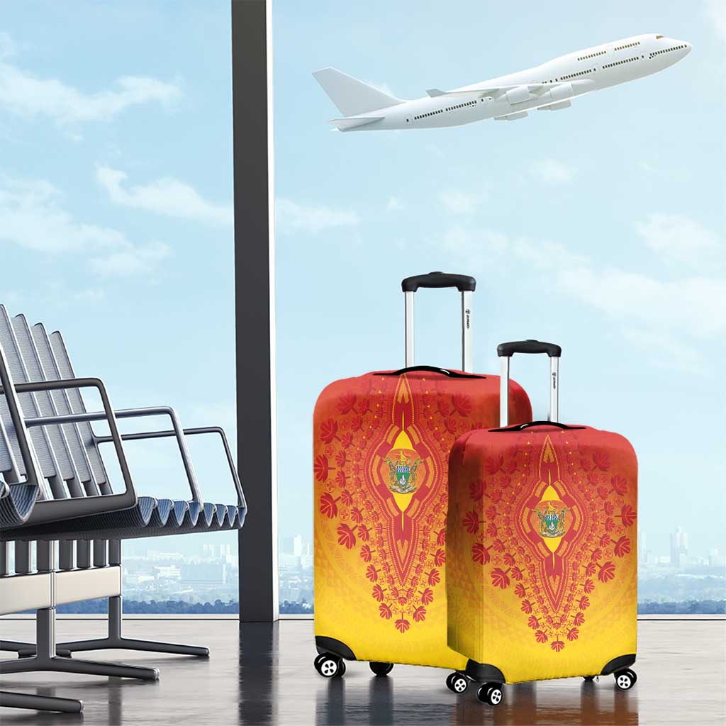 Afro Zimbabwe Luggage Cover African Dashiki Style - African Pride