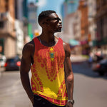 Personalized Afro Zimbabwe Men Tank Top African Dashiki Style - African Pride