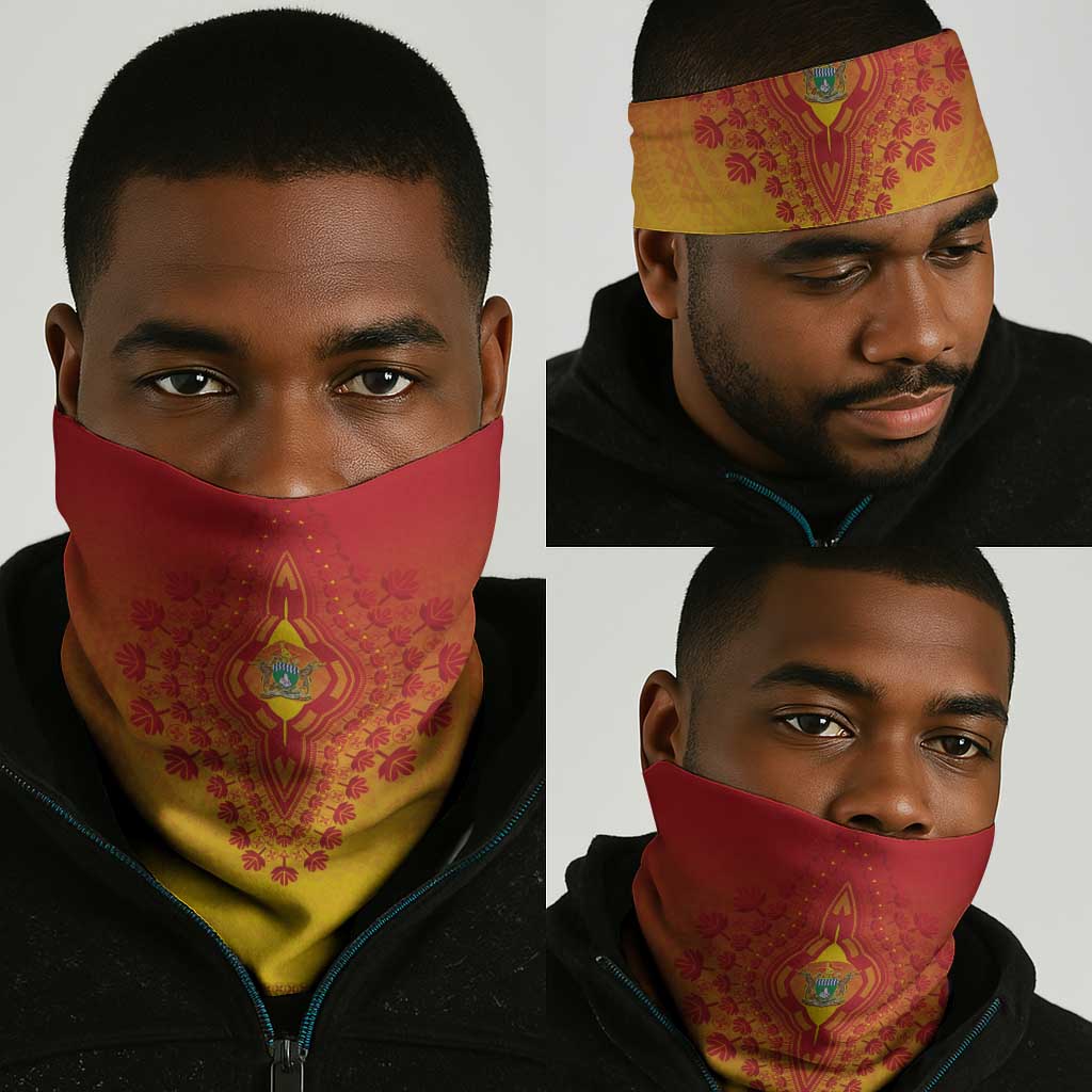 Afro Zimbabwe Neck Gaiter African Dashiki Style - African Pride
