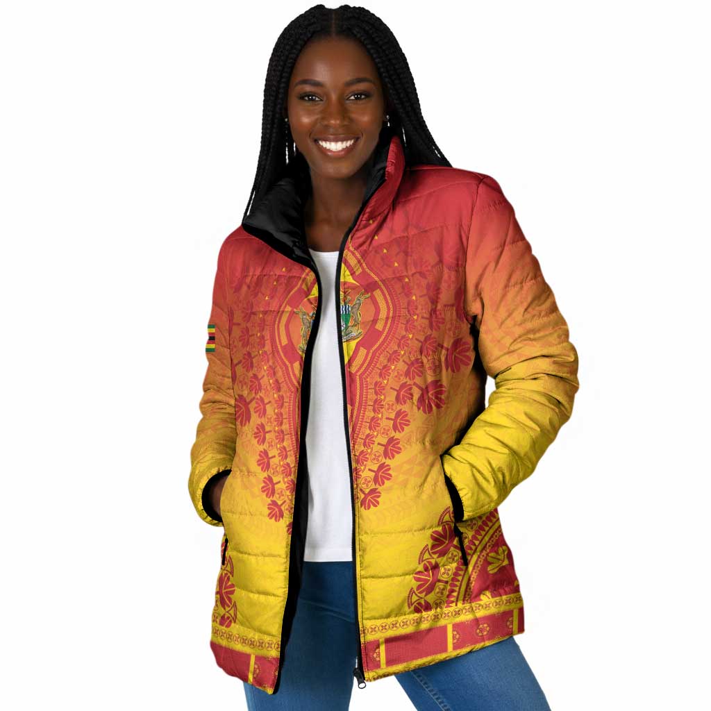 Personalized Zimbabwe African Dashiki Padded Jacket