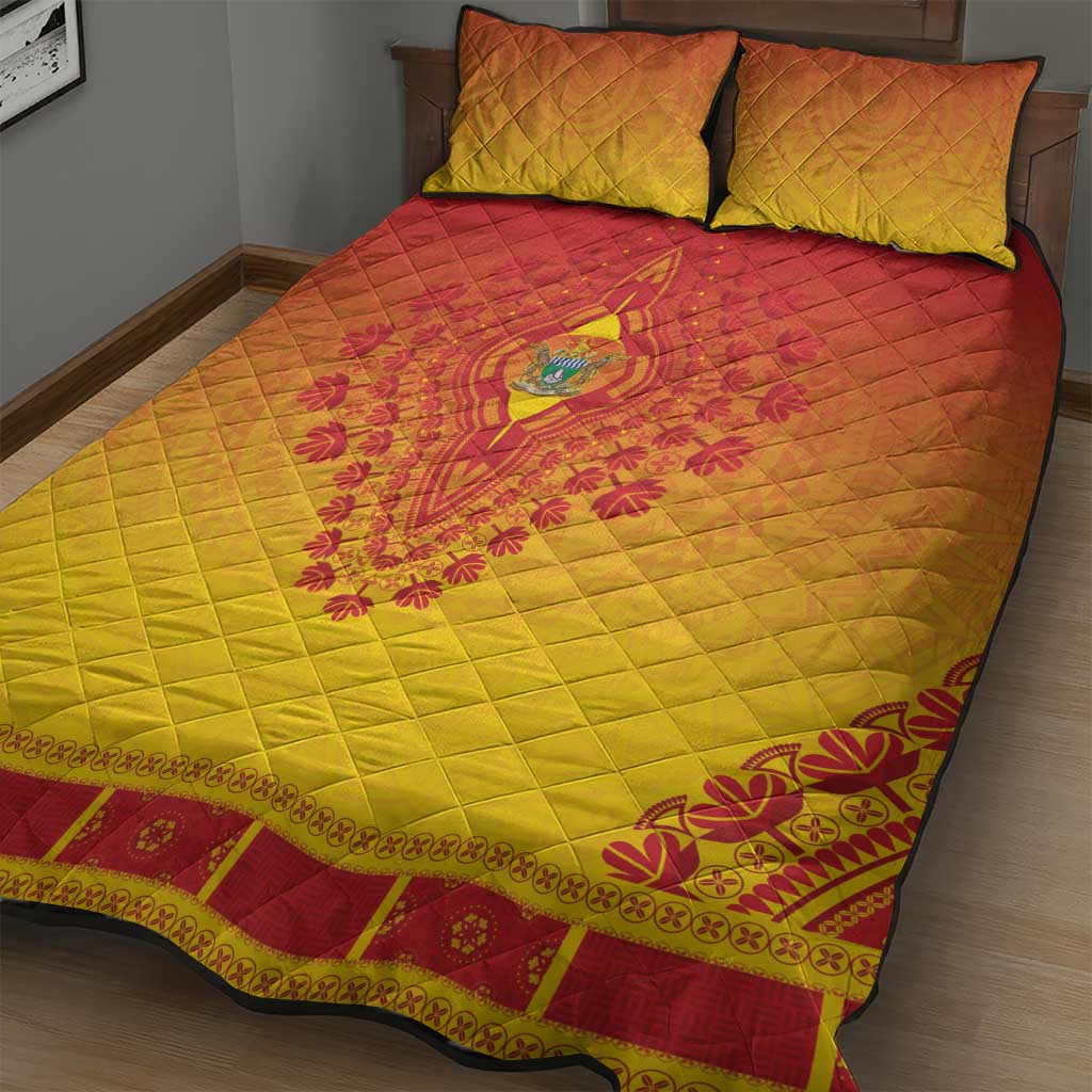 Afro Zimbabwe Quilt Bed Set African Dashiki Style - African Pride