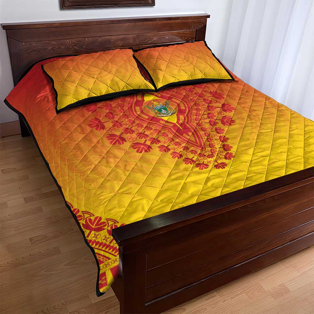 Afro Zimbabwe Quilt Bed Set African Dashiki Style - African Pride